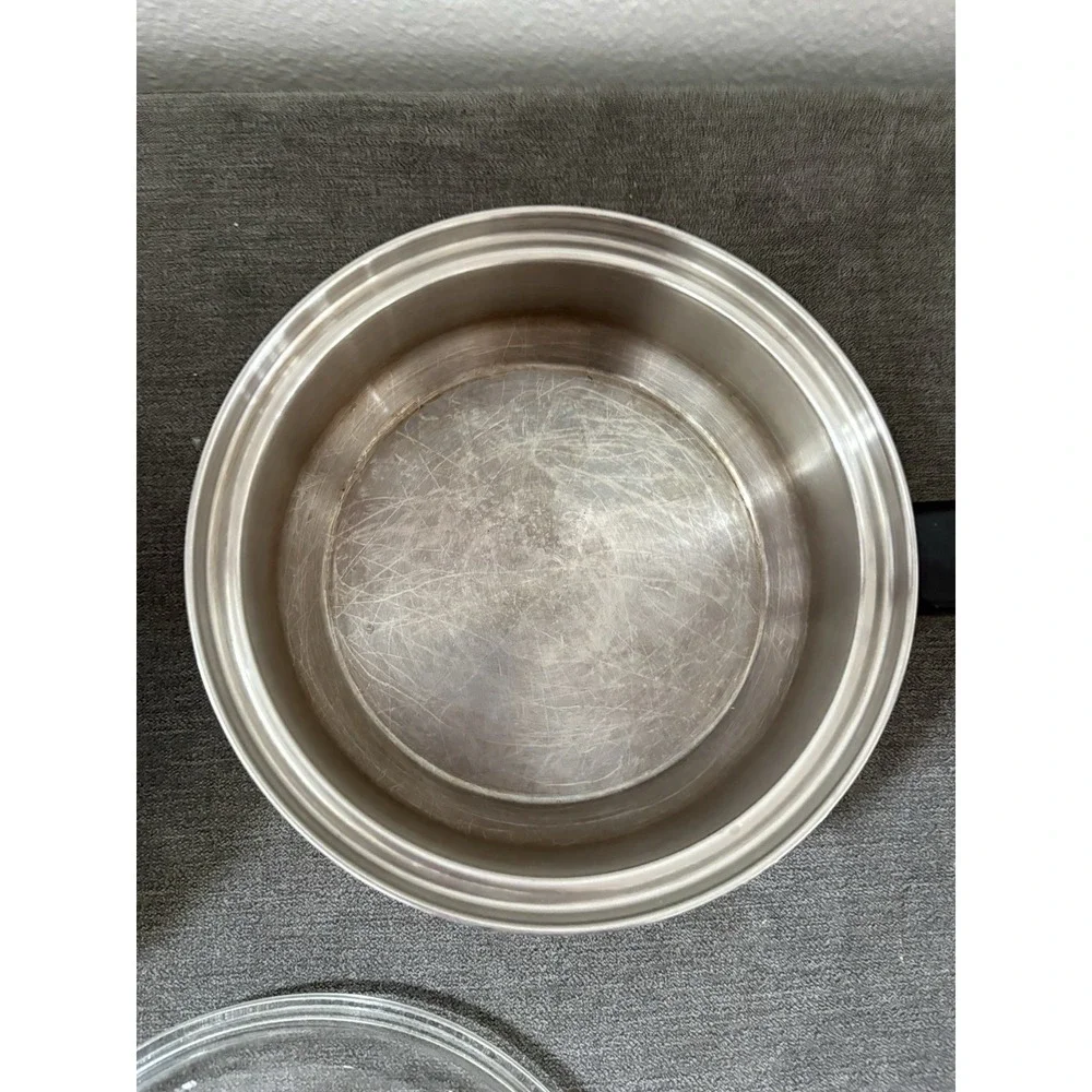 Vintage Kitchen Craft Skillets West Bend Matching Steam Vent Lid And Glass Lid